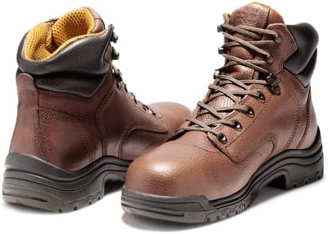 Timberland PRO mens Powerwelt 6" Steel Safety Toe Waterproof Industrial Work Boot