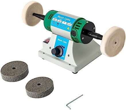 320W Professional Bench Buffer Polisher with 10000RPM High Speed for Jewelry Metal Wood Polishing Grinding and Rust Removal