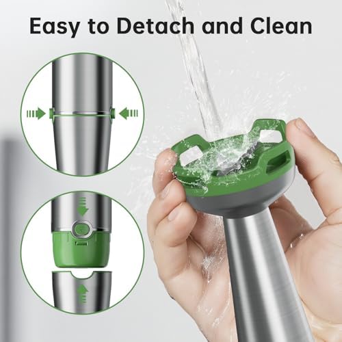 Turelar Immersion Blender Handheld 5 in 1 Hand Blender Set 1100W Heavy Duty