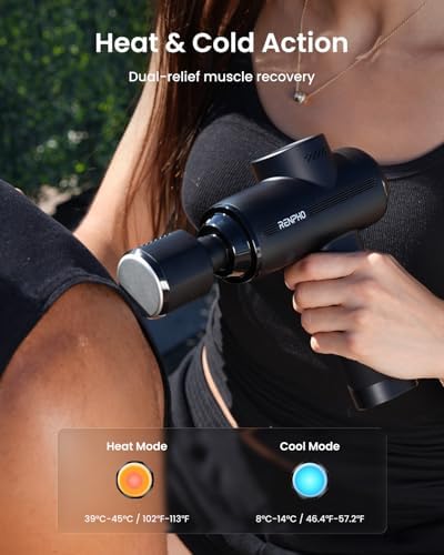 RENPHO Active Thermacool 2 Massage Gun with Intuitive Heat and Cold Control