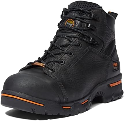Timberland PRO Men's Endurance 6 Inch Steel Safety Toe Puncture Resistant Waterproof Industrial Work Boot