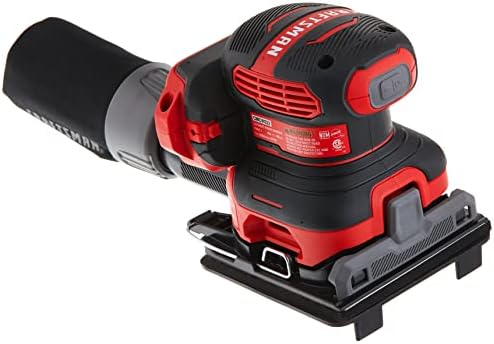 CRAFTSMAN V20 Sander, Cordless, 1/4 Sheet Sander, 9,000-12,000 OPM Bare Tool Only (CMCW222B)