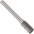Drill America SA-3 Carbide Burr/Rotary File Cylindrical Double Cut for Die Grinder 3/8" Dia. x 3/4" Cut Length with 1/4" Shank and 6" Overall Length, DUL Series