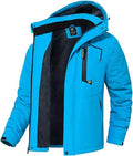 QPNGRP Mens Waterproof Ski Snowboard Jacket Winter Windproof Snow Coat