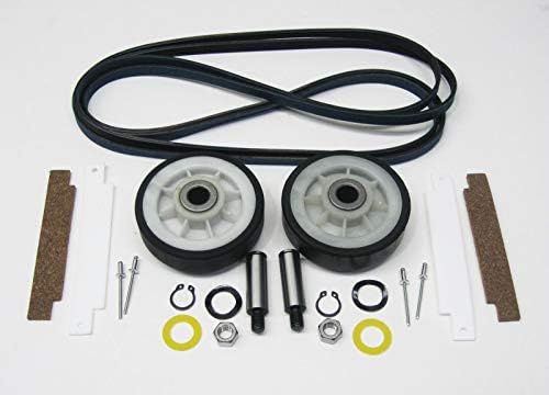 Dryer Drum Support Roller Wheel Kit Replaces For Maytag MDE8600AYW MDE7600AYQ MDE9316AYQ MDE8000AYW MDE7400AYW MDE5000AYQ MDE6657BYW MDE2300AYW Dryer