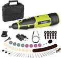 SnapFresh 12V Cordless Rotary Tool Kit with Flex Shaft, 80+ Accessories