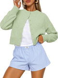 Trendy Queen Cropped Cardigan Sweaters for Women Fall Fashion Clothes 2026