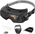 YESWELDER Auto-Darkening Welding Goggles with Mask, Wide Shade Range