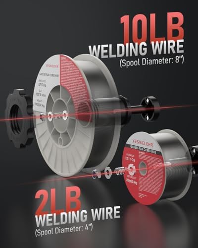 YESWELDER 185A MIG Welder, Flux Core/Gas MIG/Spool Gun MIG/Lift TIG/Stick