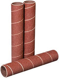 POWERTEC 11211 4.5 Inch Sanding Sleeves for Spindle Sander, 120 Grit, Aluminum Oxide Sandpaper Diameter 3/4 Inch – 3 Pack