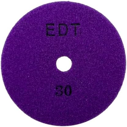 5" Dry Stone & ConcretPolishing Pad, 1.5mm Segment Height, 30 Grit,