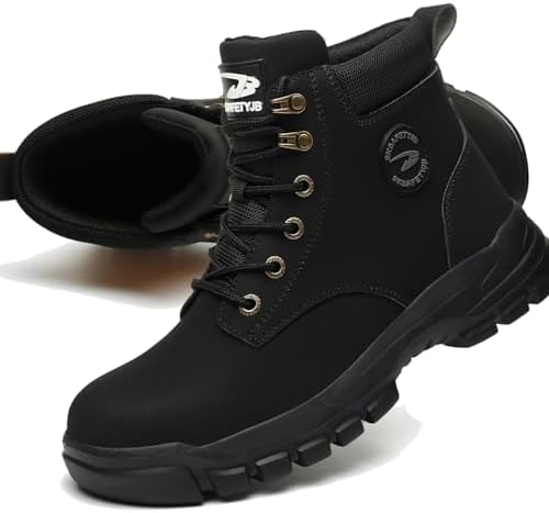 Steel Toe Boots for Women Men Waterproof Lightweight Safety Shoes