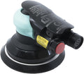 Benchmark Abrasives Professional Heavy Duty Dual-Action Random Orbital Sander with PSA and Hook & Loop Backing Pads, Orbital Pneumatic Sanding Disc Sander, Woodworking Automotive (5" No Vacuum)