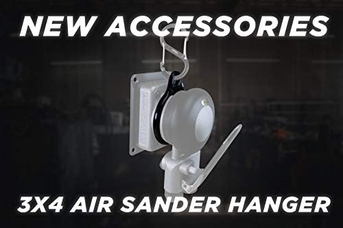 AirVANTAGE Pneumatic 3" x 4" Jitterbug Air Sheet Sander Accessory (Ring Hanger: 2 Piece Sets)