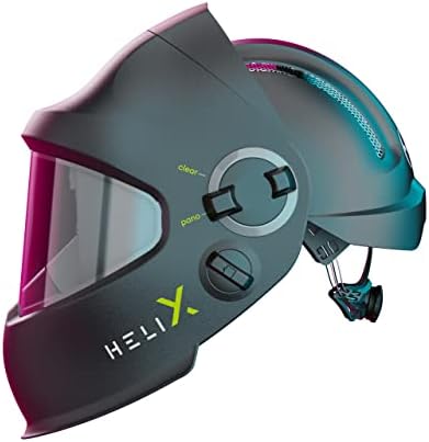 Optrel 1050.100 Helix Quattro Auto Darkening Welding Helmet, Black