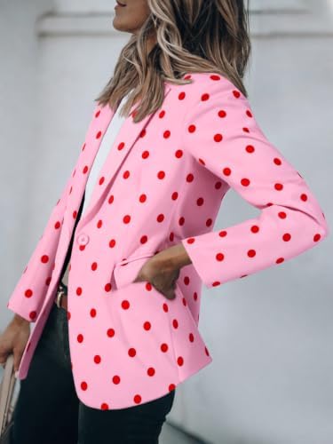 Cicy Bell Womens Casual Blazers Long Sleeve Work Office Suit Jackets Blazer