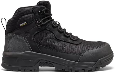 KEEN Utility Men's Skokie Hiker Style Mid Height Composite Toe 90 Degree Waterproof Work Boots