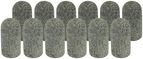 Weiler 68327 Tiger AO Type 18R Round Tip Portable Grinding Plug, A24-R, 1 1/2" X 3" X 5/8-11, (Pack of 12)