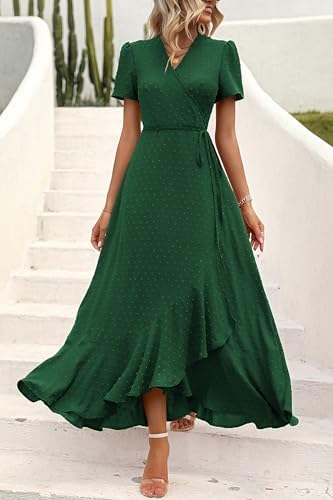 PRETTYGARDEN Women's Boho Floral Summer Maxi Dresses