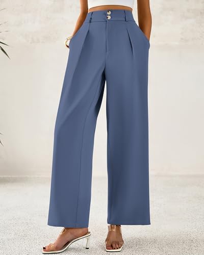 BTFBM Wide Leg Dress Pants Women Business Casual Outfits