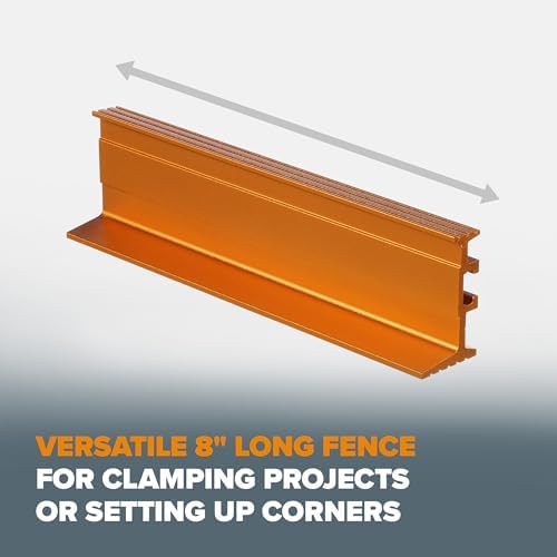 BORA Bench Dog Hole Clamp Stop - 8 in Fence with Quick Pegs