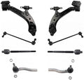 TRQ Front Steering and Suspension Kit Tie Rods Control Arms Ball Joints