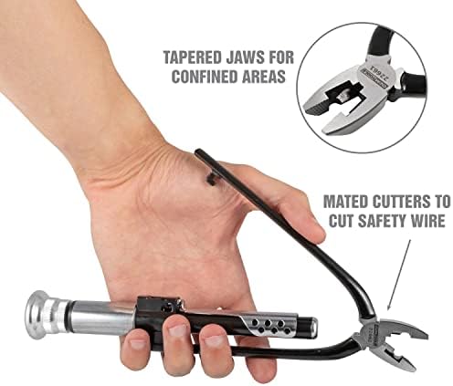 OEMTOOLS 6-Inch Safety Wire Pliers, Wire Twister with Reversible Action