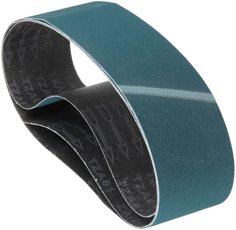 3 Pcs Sanding Belts 4 x 36 Inch 120 Grit Zirconia