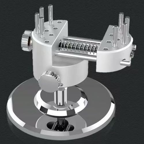 Rotatable Aluminum Alloy Pin Vise Featuring Adjustable Clamping System and Control for Jewelry Making, Watch Repair, and Model Assembly