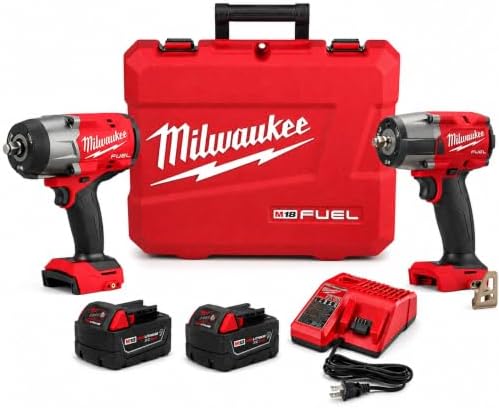 Milwaukee Electric - M18 Fuel 1/2 HTIW 3/8 MTIW Automotive Combo K