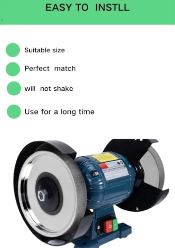 6-inch 800 grit CBN Grinding Wheel, Designed for Sharpening high-Speed Steel Tools, Lathe Tools, and Chisel Sets.Dimensions:6" Diameter x 1" Width, 1" (800-grit) (800-grit)