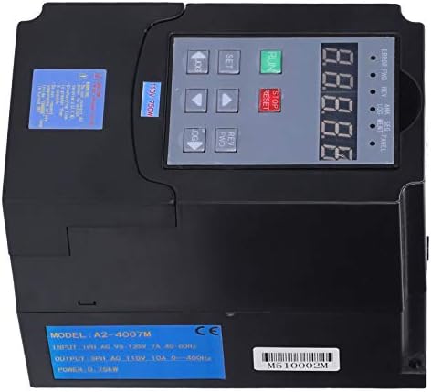 0.75KW Frequency Inverter, 0.75KW SinglePhase Input 95135V AC110V Output Variable Frequency Inverter Speed Controller, Power Spindle Sanders