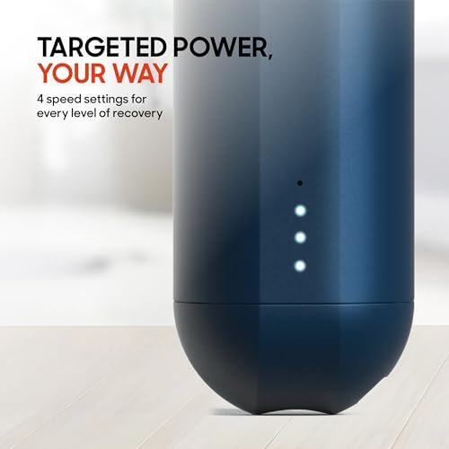 Sharper Image Powerboost Move Mini Percussion Massage Gun, Powerful & Quiet