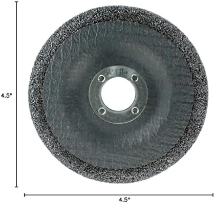 Weiler 56430 Wolverine 7/8" Arbor, 1/8" Thickness, 4 1/2" Diameter, A24T Grit, Type 27 Cutting and Light Grinding Wheel (Pack of 25)