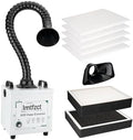 Solder Fume Extractor, DTF Smoker Purifier, 100W, Low-Noise, 3-Stage Filters Adjustable Speeds With A Hose For DTF meachine