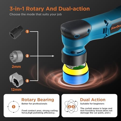Cordless Mini Polisher Buffer Multi Polisher for Car Detailing
