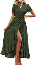 PRETTYGARDEN Women's Boho Floral Summer Maxi Dresses