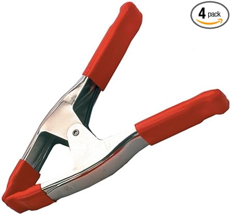 4 Set - Bessey Tools XM-7 3", Light Duty, General Purpose Steel Spring Clamp
