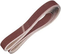HARFINGTON 2 x 72 Inch Sanding Belts, 10 Pcs 60 Grits Aluminum Oxide
