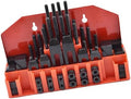 kimllier 58Pcs 7/16 Inch T-Slot Clamping Kit Pro-Series 3/8 Inch-16 Studs Hardened Hold Down Clamping Kit Fit for Bridgeport Mill
