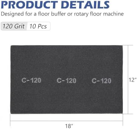 HUAALIUCHE 12"x18" 120 Grit Sanding Screen Sheets (20-Pack) – Professional Silicon Carbide Mesh for Hardwood Floor Screening, Drywall Sanding, and Aggressive Finish Removal – Reusable & Clog-Resistant