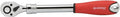 Neiko 03068A 1/2-Inch Drive Extendable Ratchet Handle | 72 Tooth Reversible Ratcheting Feature w/Soft Grip Handle | 12 to 17-1/2” Lengths, Red