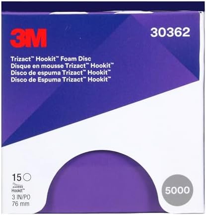 3M Trizact Hookit Foam Disc, 30362, 3 in, P5000