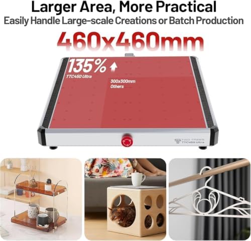 Twotrees TTC450 Ultra CNC router machine 465x465mm Large Work Area