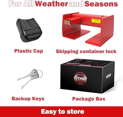 Shipping Container Lock, Cargo Door Lock with Combination Lock