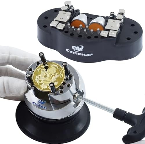 CTISMICE 3" Ball Vise Engraving Block Setting Tool for Jewelry Ring Making