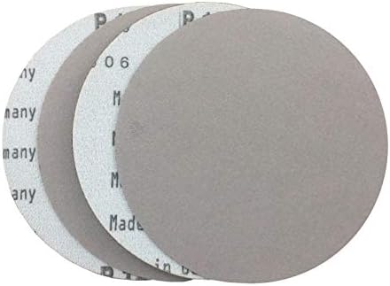 11 inch Sanding Discs Hook and Loop Round Sand Paper Disc, White Aluminum Oxide No Hole Hook and Loop Sanding Discs, 600 Grit Sandpaper Auto Body Sandpapers for Wood, Paint, Metal & Plastic, 25 Pack