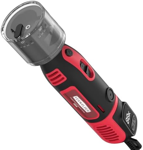 YESWELDER 110V Tungsten Electrode Sharpener, LED Display, 6 Angles 4 Sizes