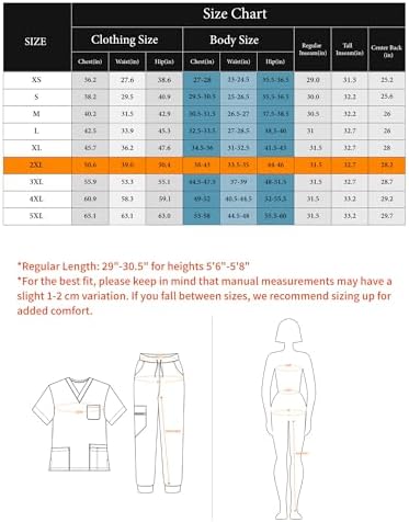 COZYFIT Scrubs for Women Set - Stretch V-Neck & Jogger Pant with 9 Pockets