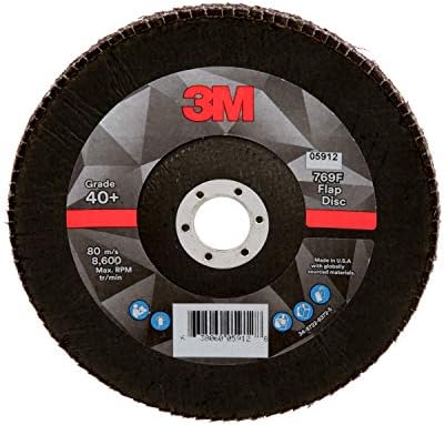 3M Flap Disc, 769F, 60+, T29, 7 in x 7/8 in
